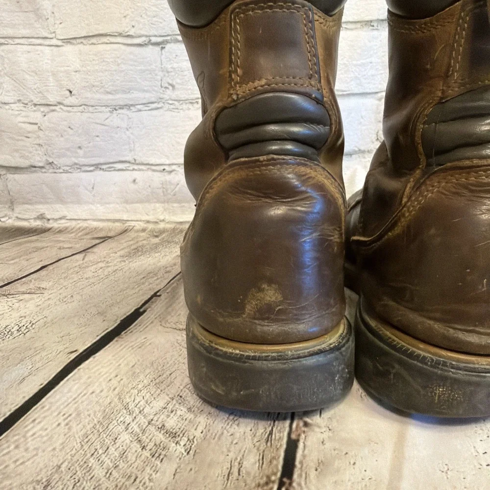 Red Wing Shoes Steel Toe Working Boots Men's Sz 10 EE 4200 Waterproof READ